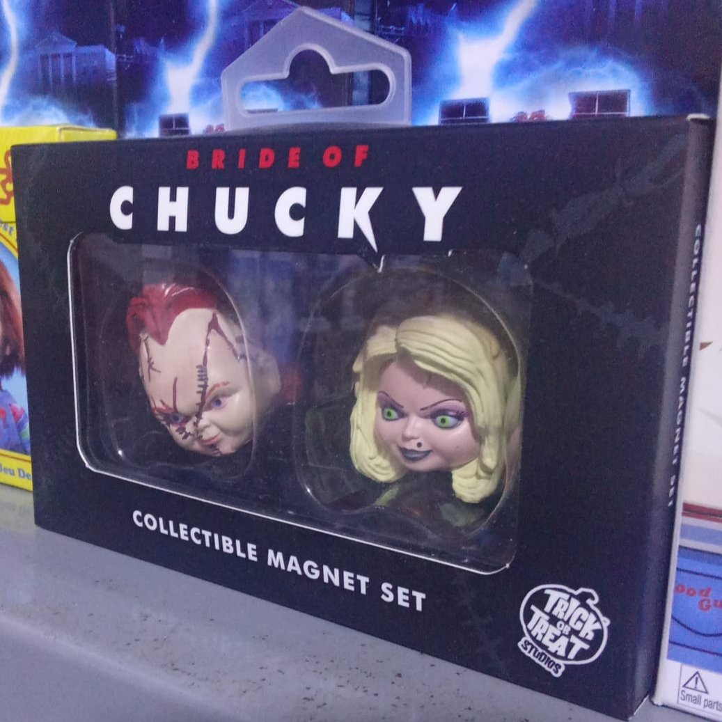 Bride of Chucky Chucky and Tiffany Set of 2 Magnetos