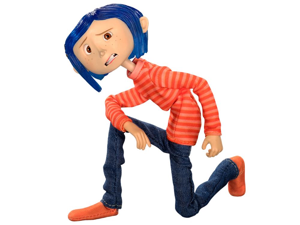 Coraline (Striped Shirt) Articulated Figura Neca