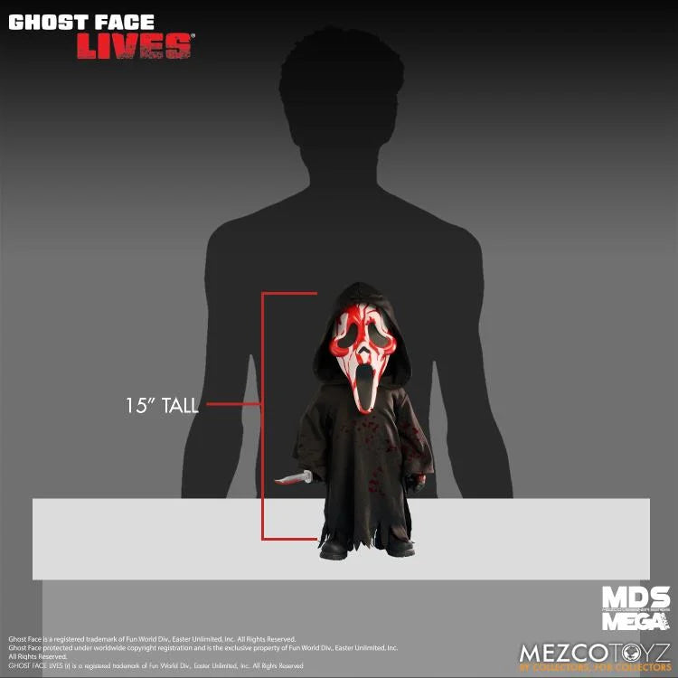 Dimensiones Figura Ghost Face Bloody MDS Mega Scale