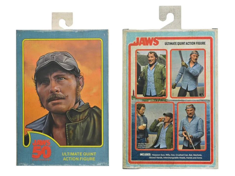 Jaws 50th Anniversary Ultimate Sam Quint Figura Acción