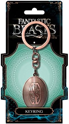 Fantastic Beast Llavero de peltre con medallón novedoso