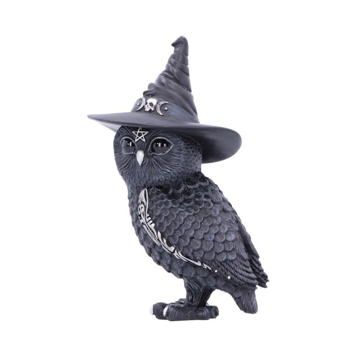 Owlocen Witches Hat Occult Owl Figurine 13.5cm
