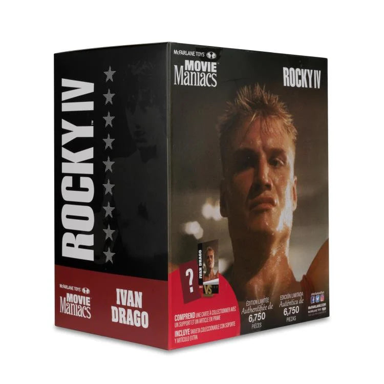 Rocky IV Movie Maniacs Ivan Drago Limited Edition Figure