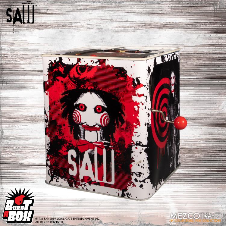 Saw Billy Burst a Box Mezco