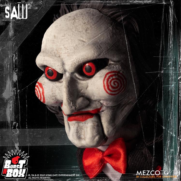 Saw Billy Burst a Box Mezco
