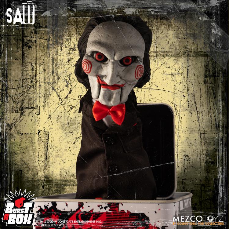 Saw Billy Burst a Box Mezco