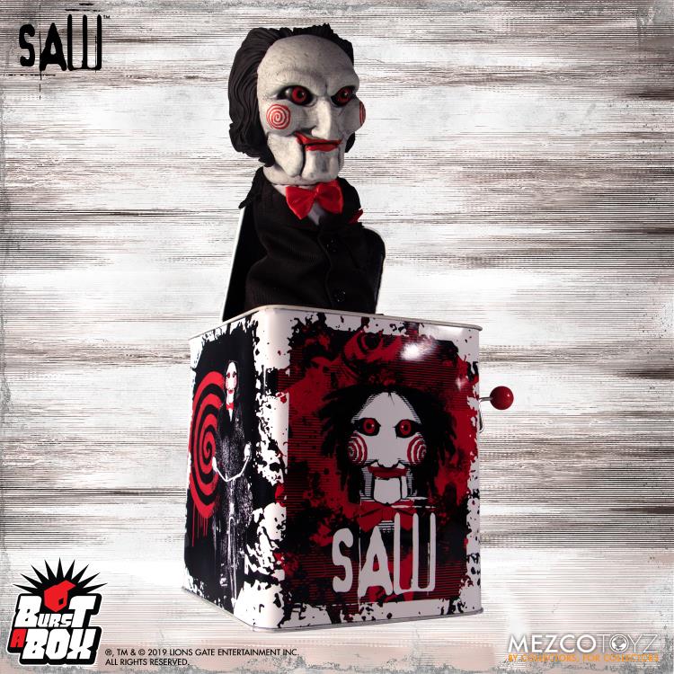 Saw Billy Burst a Box Mezco