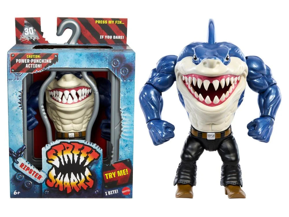 Street Sharks 30th Anniversary Ripster Figura