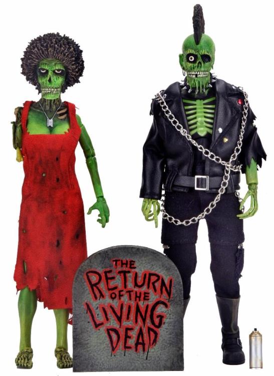 The Return of the Living Dead Zombie Trash & Suicide 2pack Figura Acción Retro