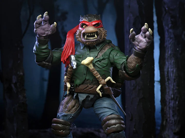 Universal Monsters x Teenage Mutant Ninja Turtles Ultimate Raphael as Wolfman