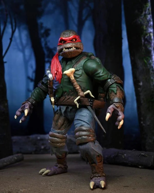 Universal Monsters x Teenage Mutant Ninja Turtles Ultimate Raphael as Wolfman