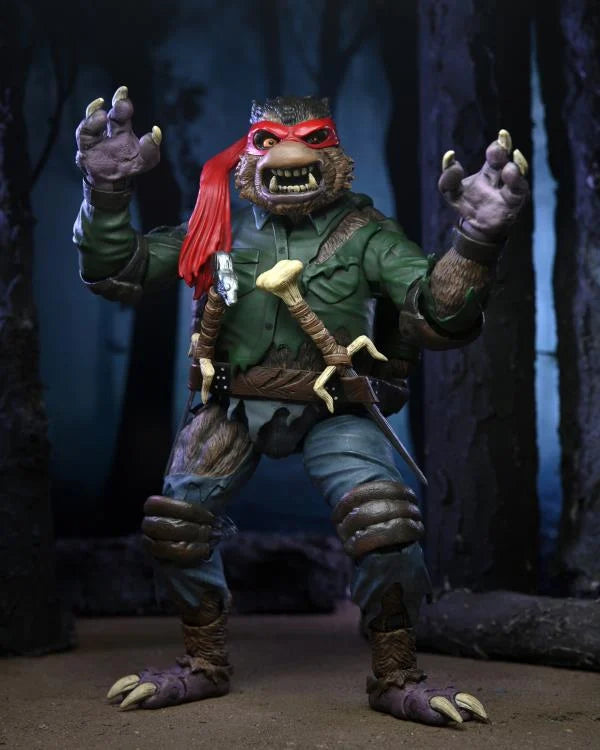 Universal Monsters x Teenage Mutant Ninja Turtles Ultimate Raphael as Wolfman