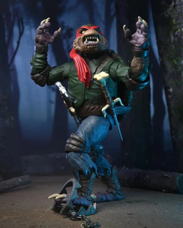 Universal Monsters x Teenage Mutant Ninja Turtles Ultimate Raphael as Wolfman