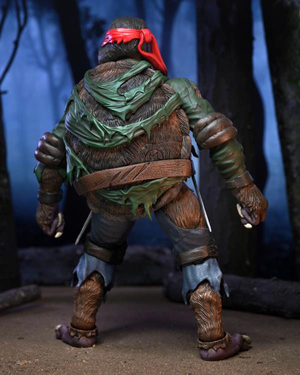 Universal Monsters x Teenage Mutant Ninja Turtles Ultimate Raphael as Wolfman