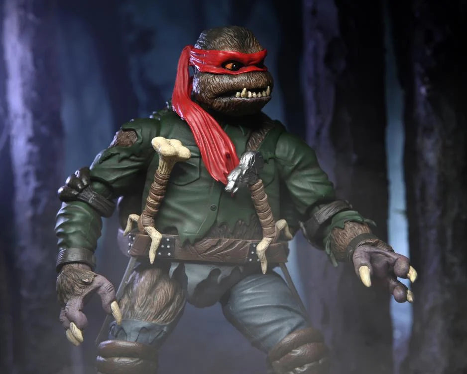 Universal Monsters x Teenage Mutant Ninja Turtles Ultimate Raphael as Wolfman