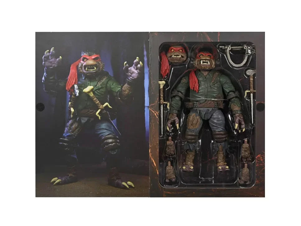 Universal Monsters x Teenage Mutant Ninja Turtles Ultimate Raphael as Wolfman