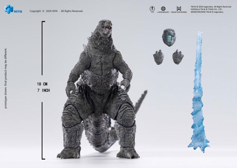 Godzilla vs. Kong Exquisite Basic+ Heat Ray Godzilla (Light Led Ver.) PX Previews Exclusive Action Figure
