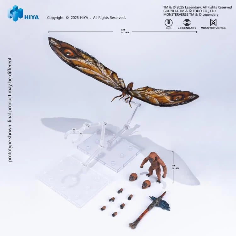 Godzilla x Kong: The New Empire Mothra and Suko Action Figure Set