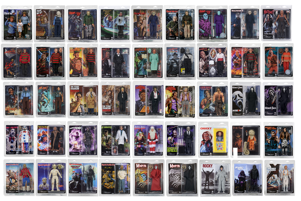 Guía visual de figuras de acción Clothed Neca