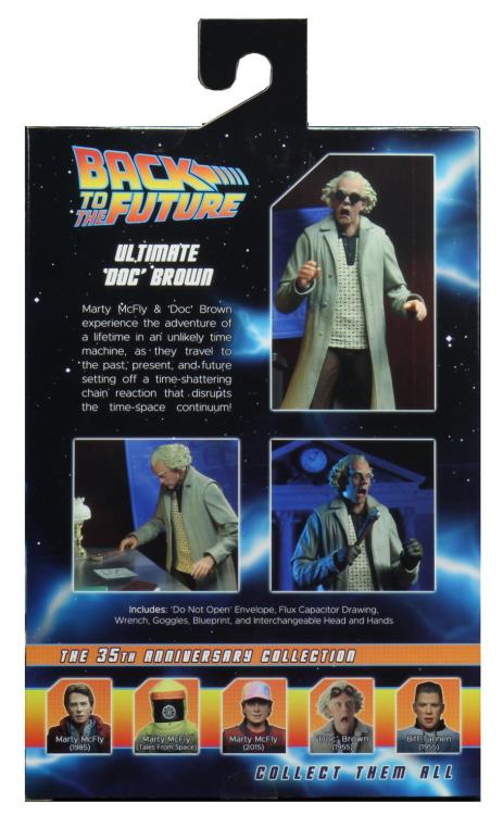 Back to the Future Ultimate Doc Brown Figura Neca