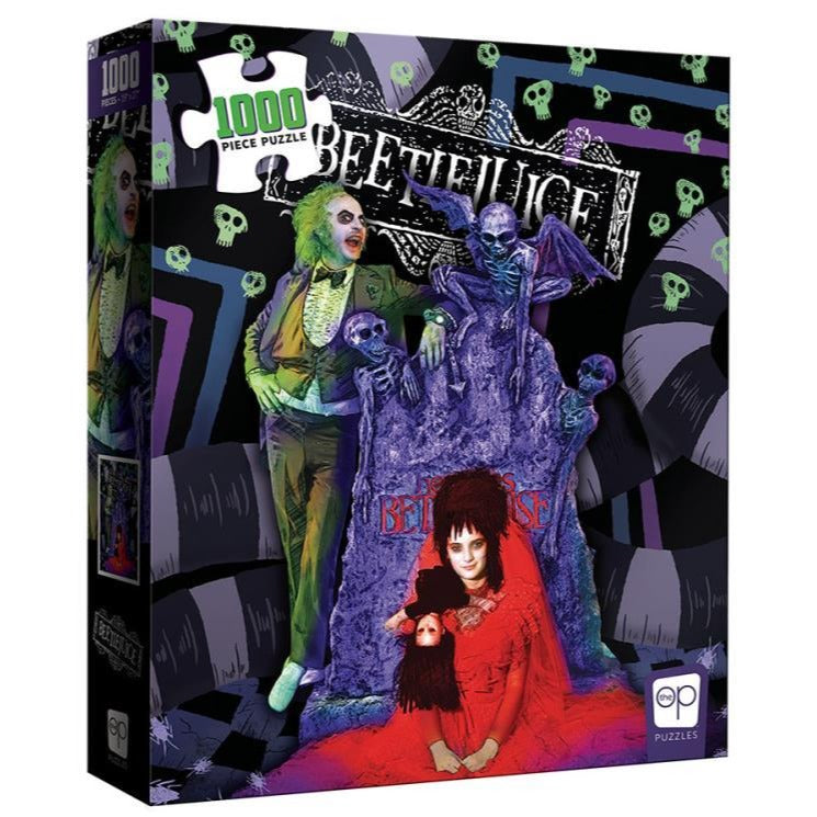 Beetlejuice Graveyard Wedding 1000-Piezas Rompecabezas Usaopoly