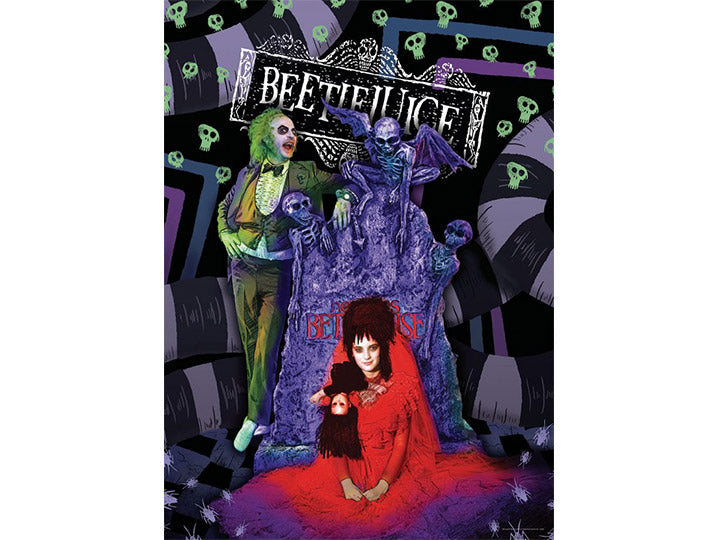 Beetlejuice Graveyard Wedding 1000-Piezas Rompecabezas Usaopoly