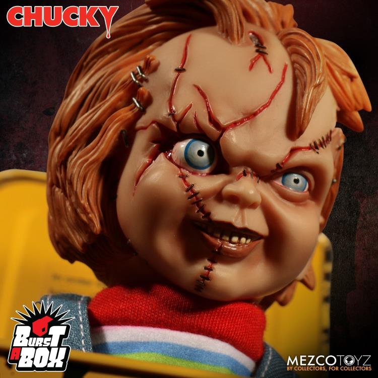 Bride of Chucky Burst a Box Chucky Mezco