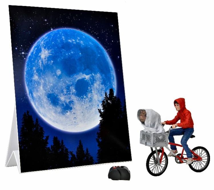 E.T. 40th Anniversary Elliot & E.T. on Bicycle Figura Neca