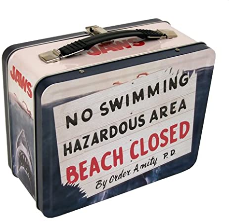 Jaws Beach Closed Tin Tote