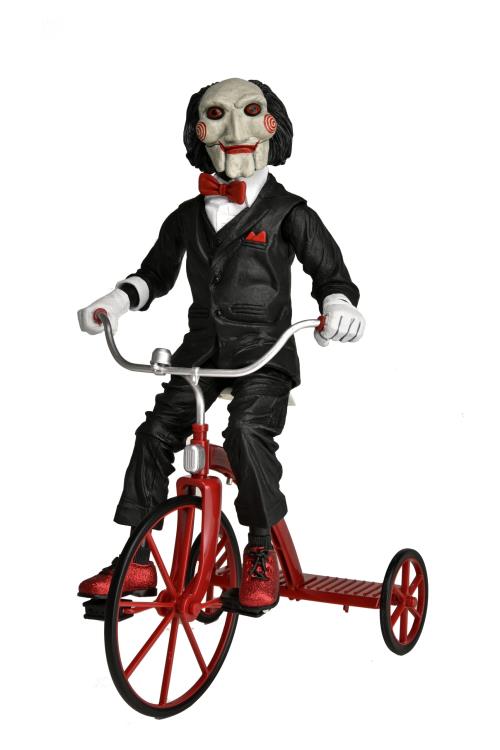 Saw Billy the Puppet on Tricycle 12" Figura Neca