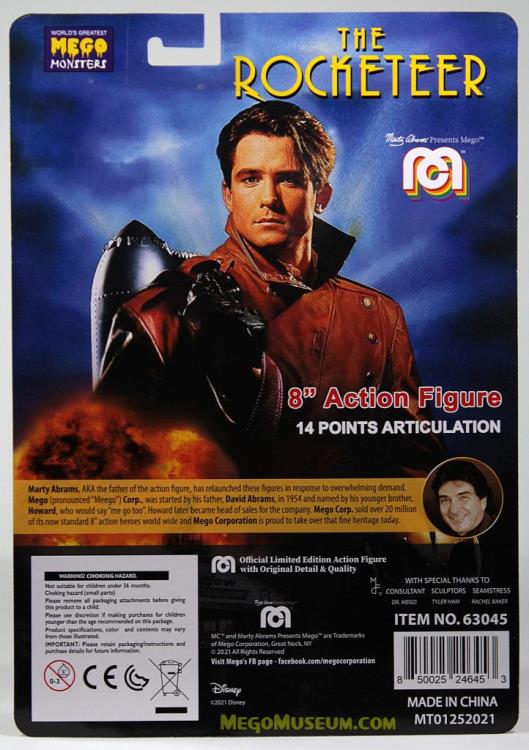The Rocketeer Mego Figura Preventa