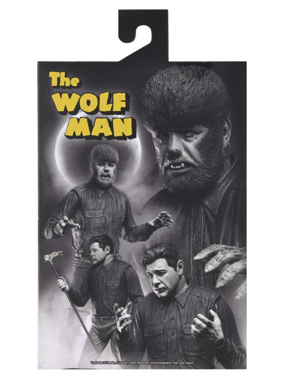 Universal Monsters Ultimate The Wolf Man (Black & White) Figura Neca