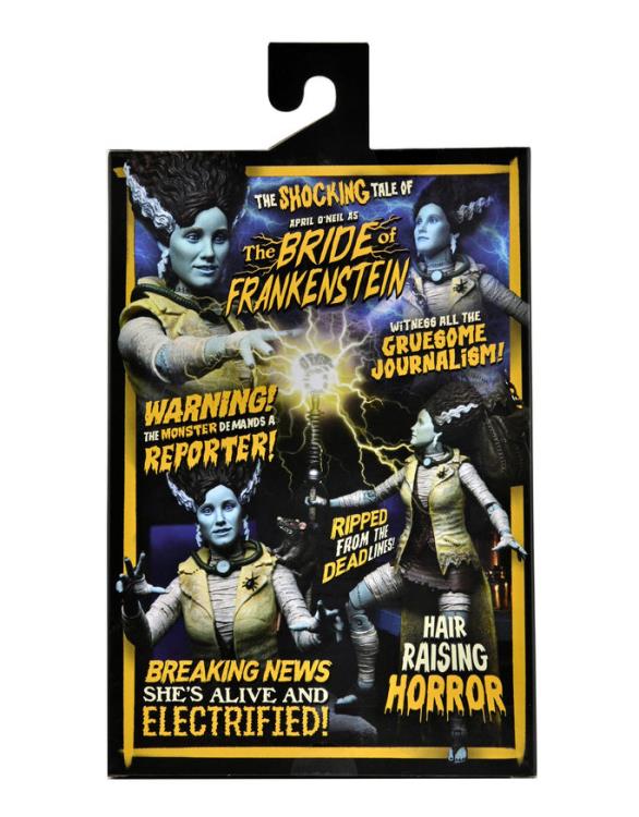 Universal Monsters x TMNT Ultimate April O'Neil as The Bride Of Frankenstein Neca