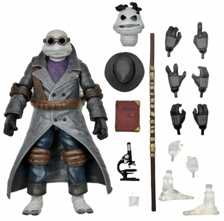 Universal Monsters x Teenage Mutant Ninja Turtles Ultimate Donatello as The Invisible Man