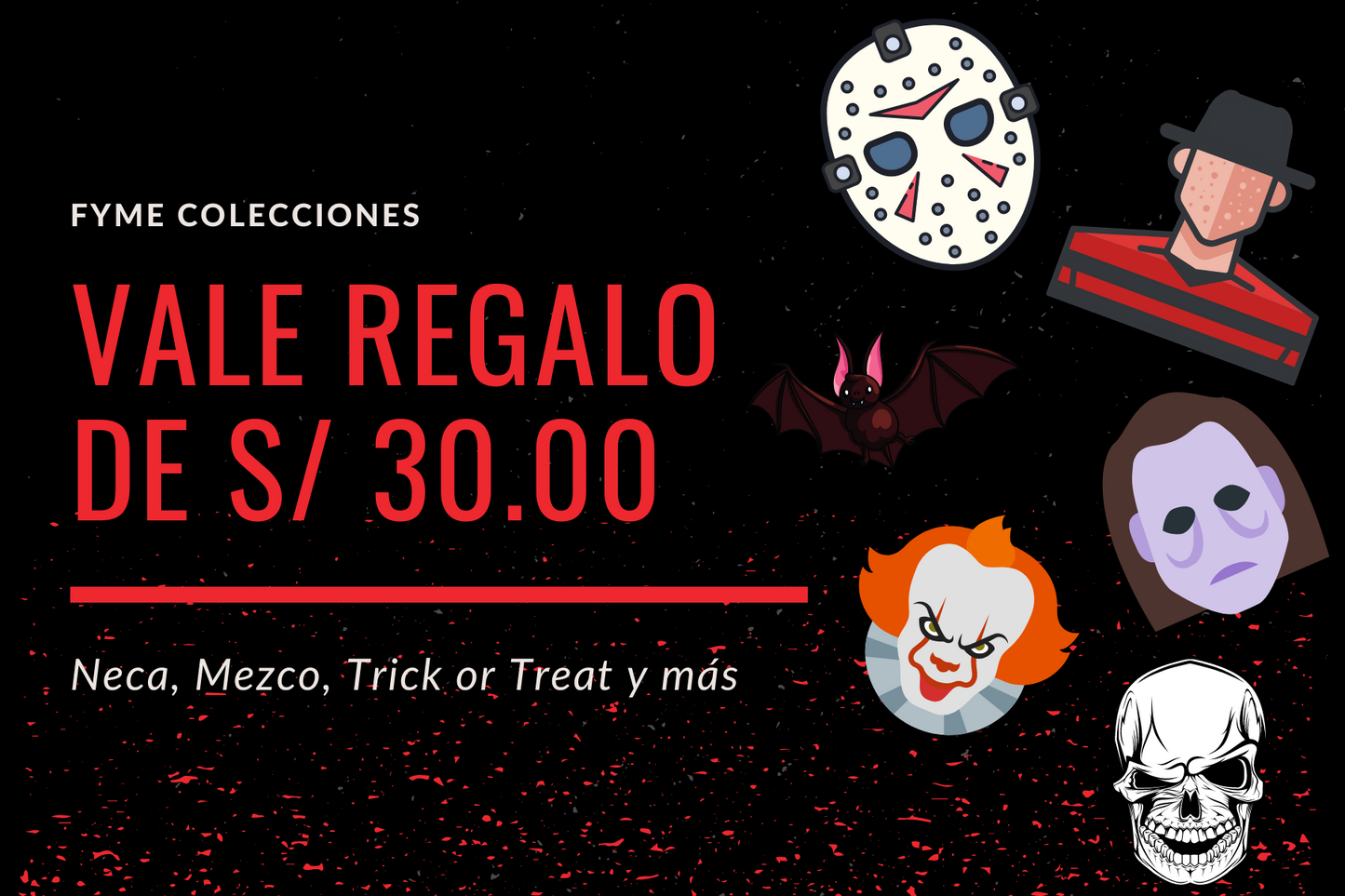 Vale Regalo S/ 30.00