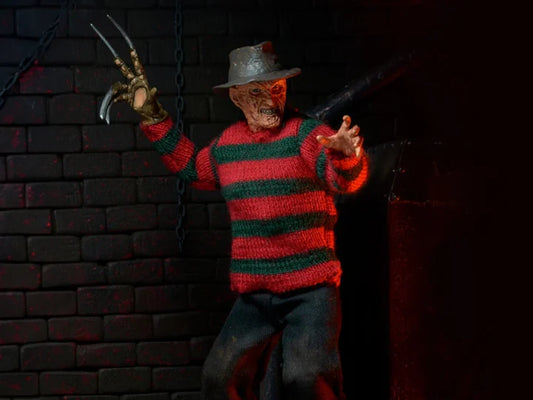 A Nightmare on Elm Street 3 Dream Warriors Freddy Figura Acción con Ropa de Tela