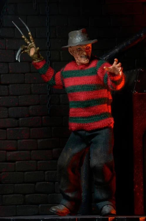 A Nightmare on Elm Street 3 Dream Warriors Freddy Figura Acción con Ropa de Tela