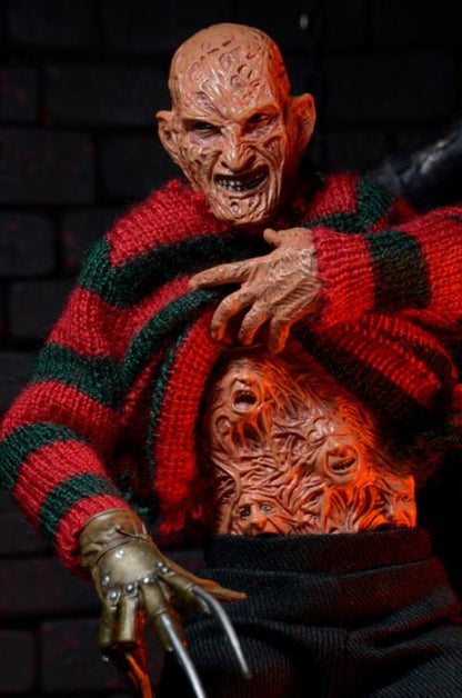 A Nightmare on Elm Street 3 Dream Warriors Freddy Figura Acción con Ropa de Tela