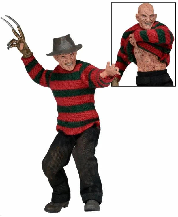 A Nightmare on Elm Street 3 Dream Warriors Freddy Figura Acción con Ropa de Tela