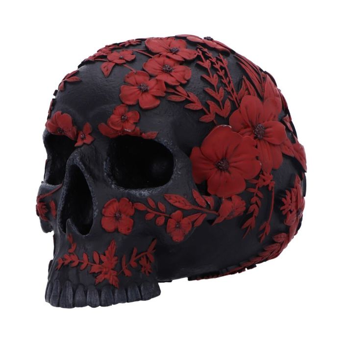 Age of Opium Poppy Skull 18.5cm