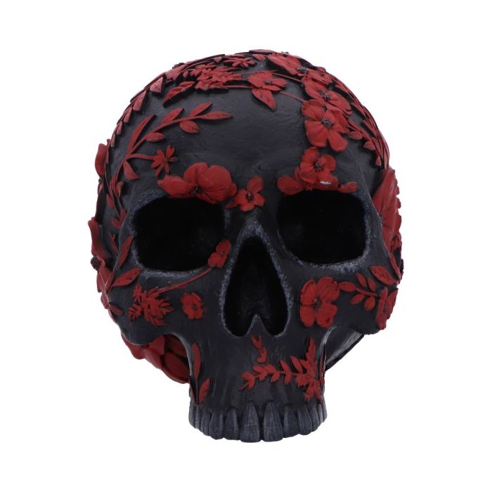 Age of Opium Poppy Skull 18.5cm