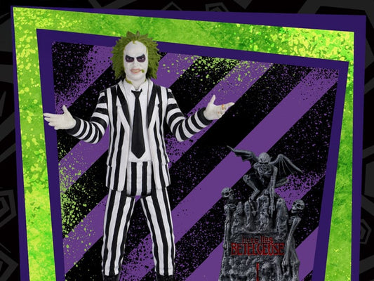 Beetlejuice 5 Points Beetlejuice (Striped Suit) Figura Acción