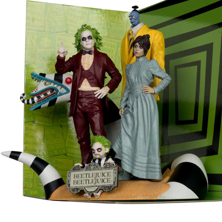 Beetlejuice Beetlejuice Movie Maniacs 4-Pack Figuras Edición Limitada