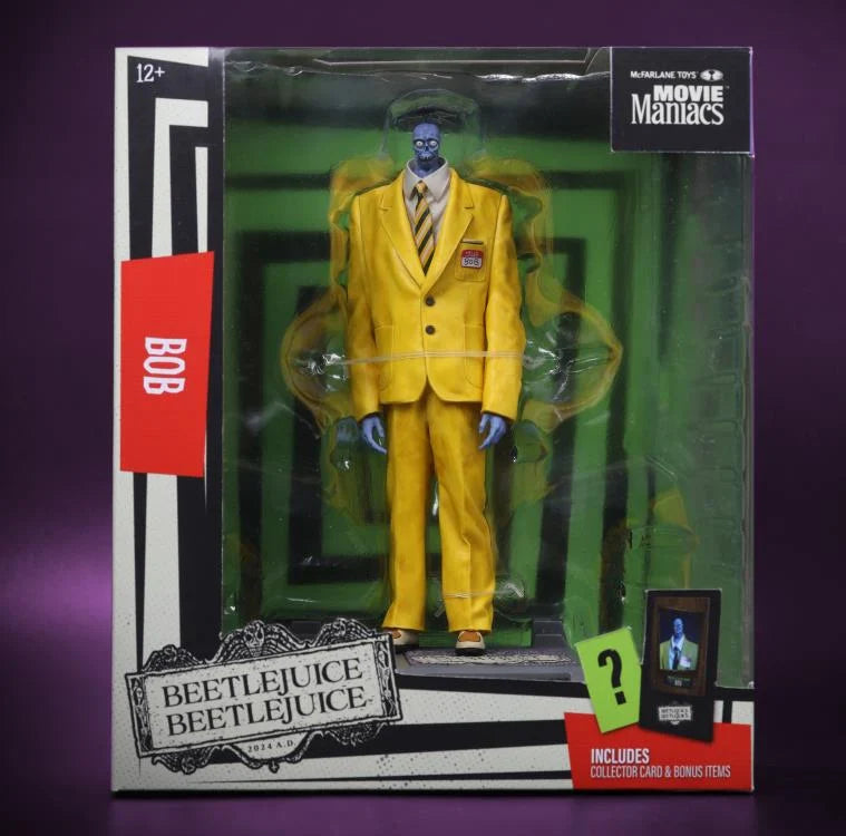 Beetlejuice Beetlejuice Movie Maniacs Bob the Shrinker Figura Edición Limitada