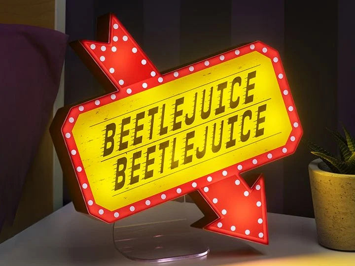 Beetlejuice Sign Light