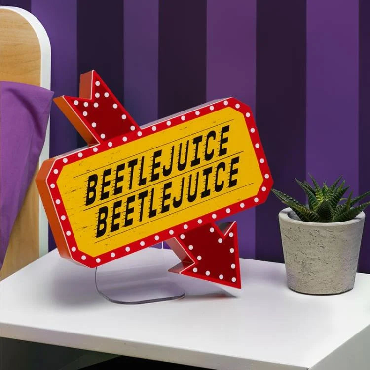 Beetlejuice Sign Light