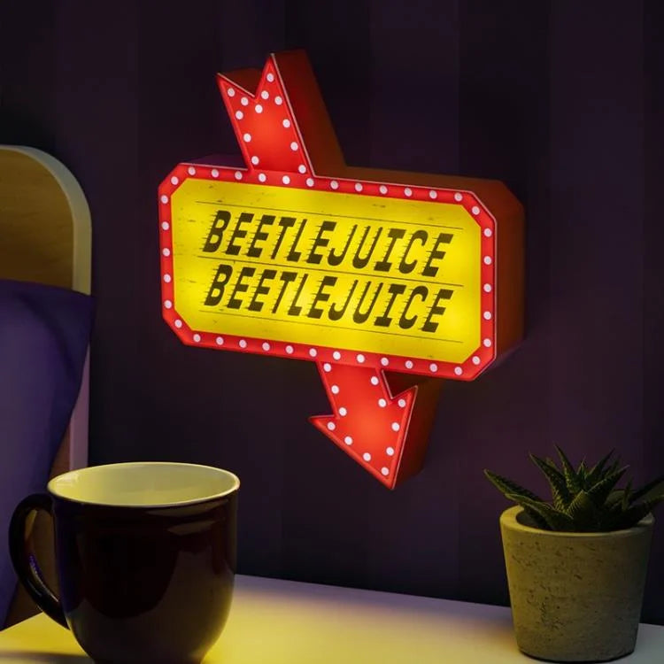 Beetlejuice Sign Light