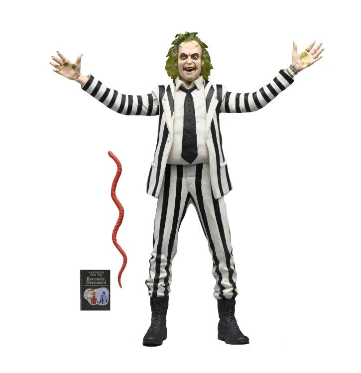 Beetlejuice (Black and White Suit) Figura Acción