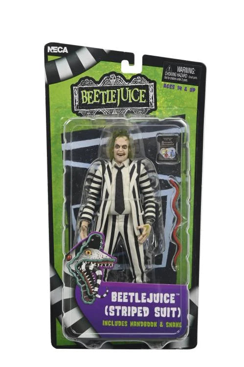 Beetlejuice (Black and White Suit) Figura Acción