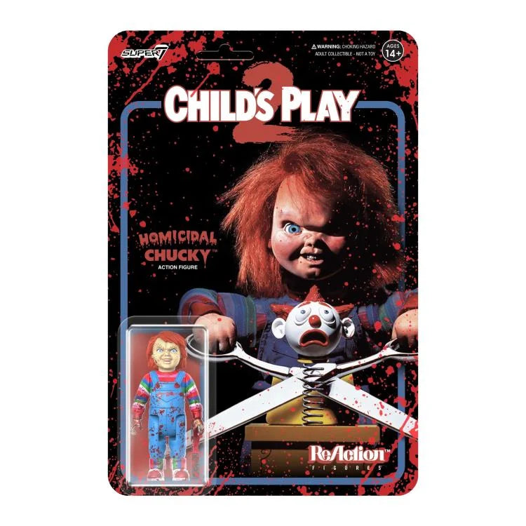 Child's Play 2 (1990) ReAction Chucky (Blood Splatter) Figura